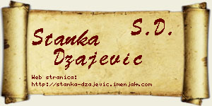 Stanka Džajević vizit kartica
